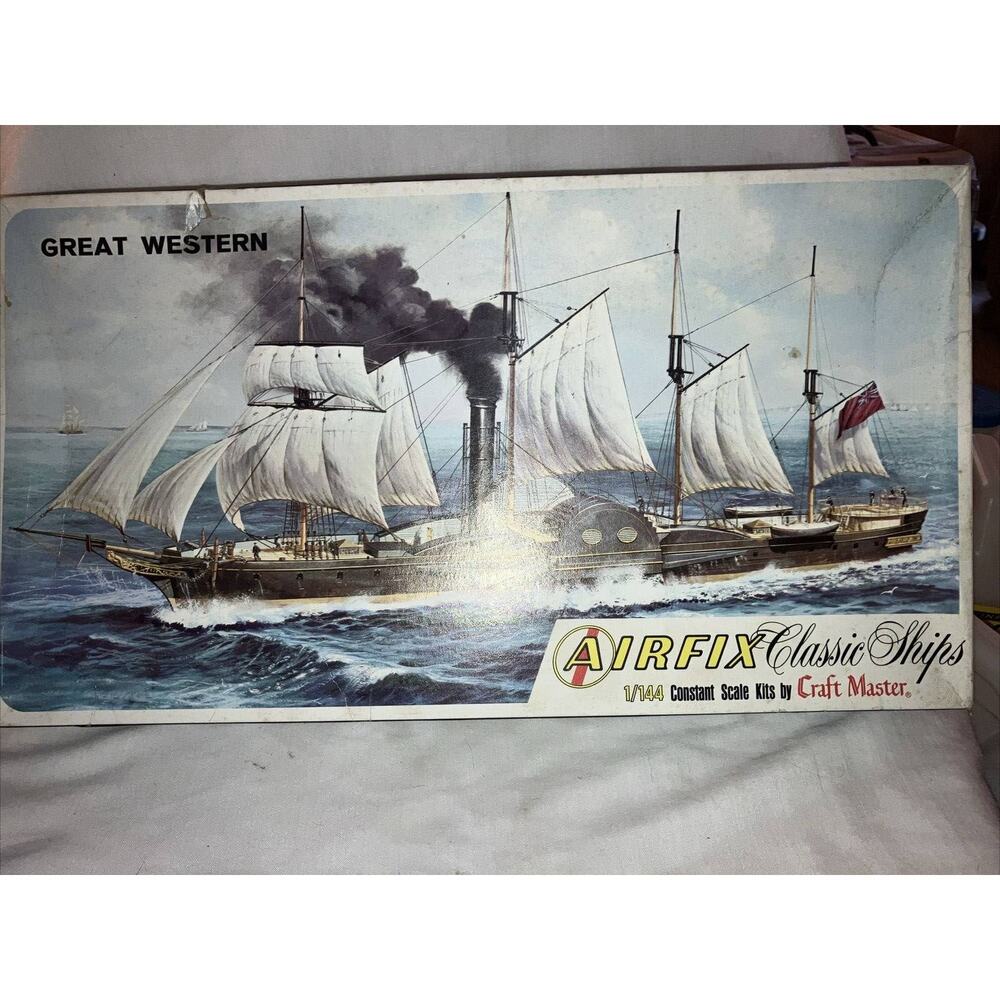 Airfix Great Western Vintage Classics Plastic Kit 1/144 Scale Open Box C1970's